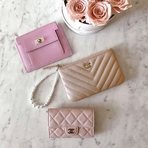 💖 Chanel 17b chevron rose gold mini ocase 💖